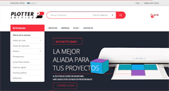 Desktop Screenshot of plottersservice.com