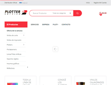 Tablet Screenshot of plottersservice.com